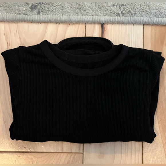 OG Lemon & Loom - Black Ribbed Sleeper - 0-3 Months - Picture 4 of 4